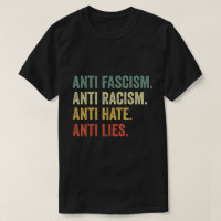 Camiseta Anti Ódio Racismo Fascismo Mentiras Justi