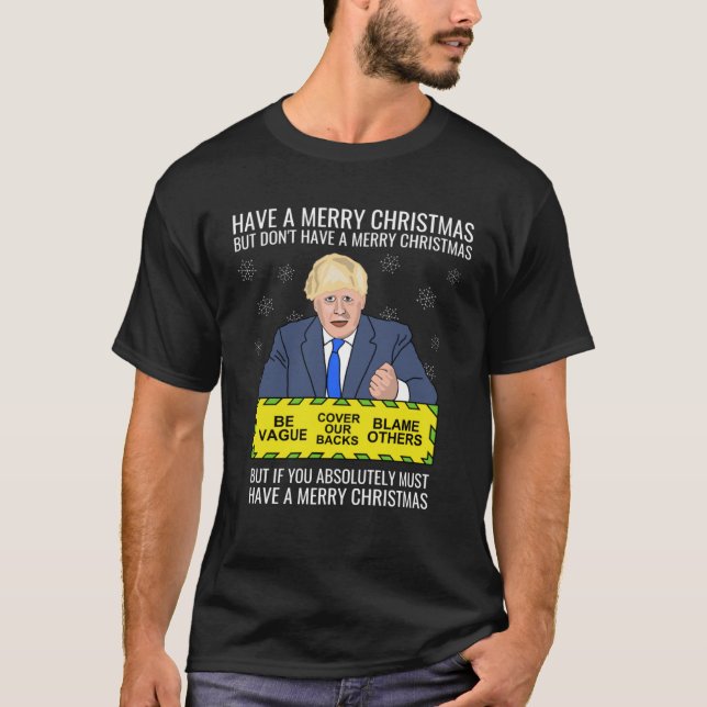 Camiseta Anti PM Johnson Conservative Tory Political Boris  (Frente)