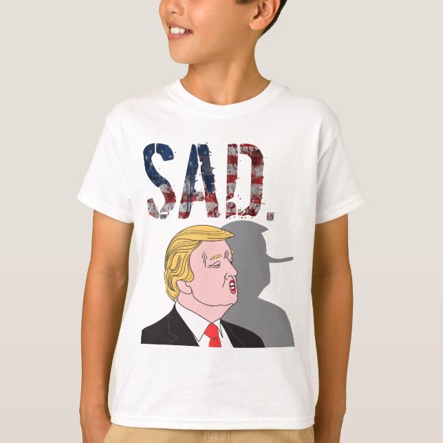 Camiseta Anti presidente sarcástico engraçado Donald Trump (Frente)