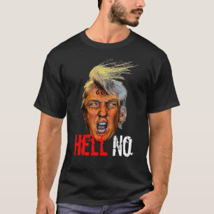Camiseta Anti Presidente Trump Diabo - Inferno Não