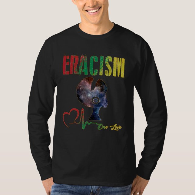 Camiseta anti racism uprising Human Rights ERACISM (Frente)