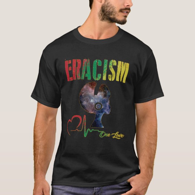 Camiseta anti racism uprising Human Rights ERACISM (Frente)