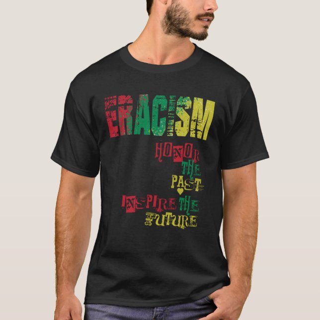 Camiseta anti racism uprising Human Rights ERACISM  1 (Frente)