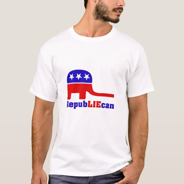 Camiseta Anti republicano T-Shirt (Frente)