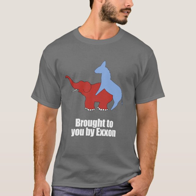 Camiseta Anti republicano - trazido a você por exxon (Frente)