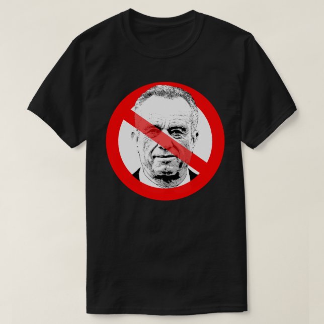 Camiseta Anti RFK Jr. Cruzado (Frente do Design)