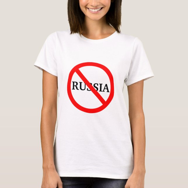 Camiseta anti-Rússia (Frente)