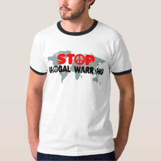 Camiseta Anti sinal da Guerra-Paz