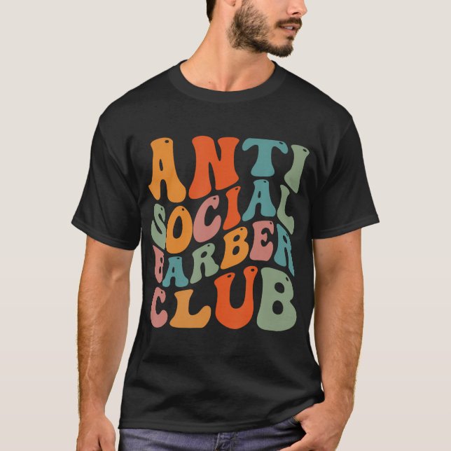 Camiseta Anti Social Barber Club (Frente)