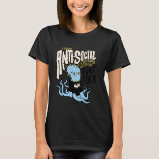 Camiseta Anti-Social Punk Rock Octopus