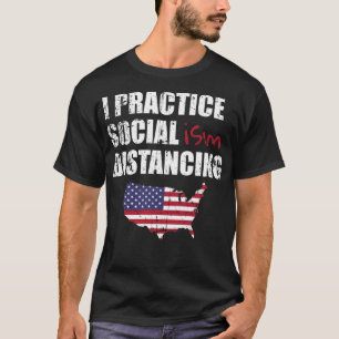 Camiseta Anti-Socialismo Engraçado Distorção Social Polític