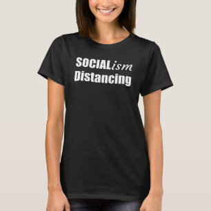 Camiseta Anti-Socialismo Engraçado Social Distorção Polític