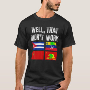Camiseta Anti-Socialismo Liberdade Liberdade para os EUA Ca
