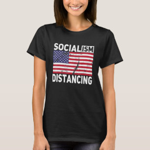 Camiseta Anti-Socialismo Memorial Político Distância Social