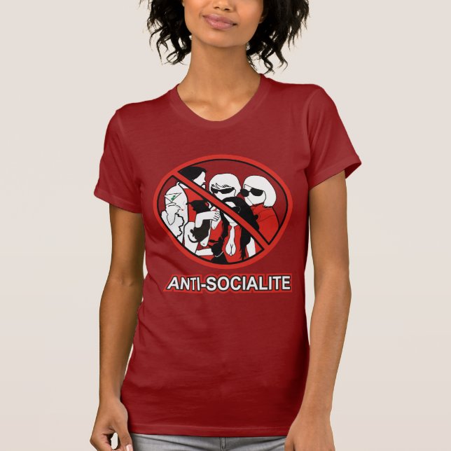 CAMISETA ANTI SOCIALITE (Frente)