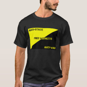 Camiseta Anti-State, t-shirt dos mercados pacíficos, livre