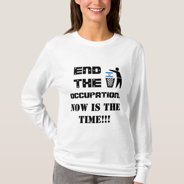 Camiseta ANTI t-shirt de ISRAEL (Frente)