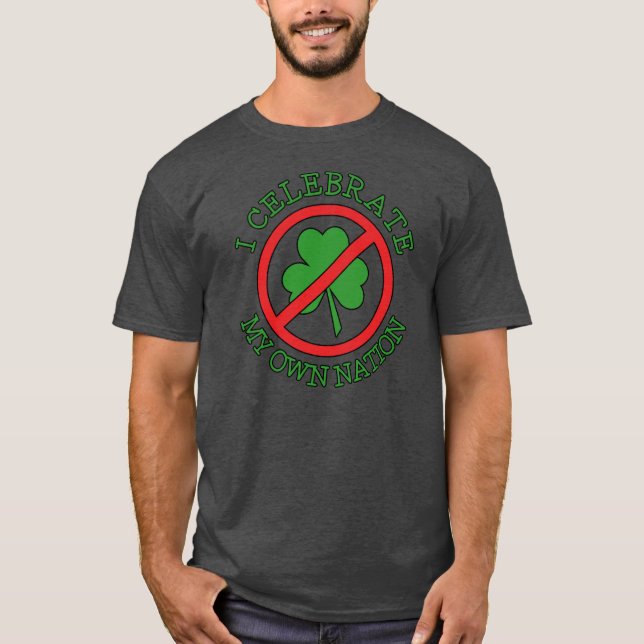 Camiseta Anti t-shirt do Dia de São Patrício (Frente)