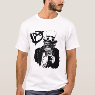 Camiseta Anti t-shirt do governo