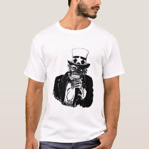 Camiseta Anti t-shirt (escuro) do governo