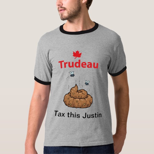 Camiseta Anti-Trudeau t-shirt (Frente)