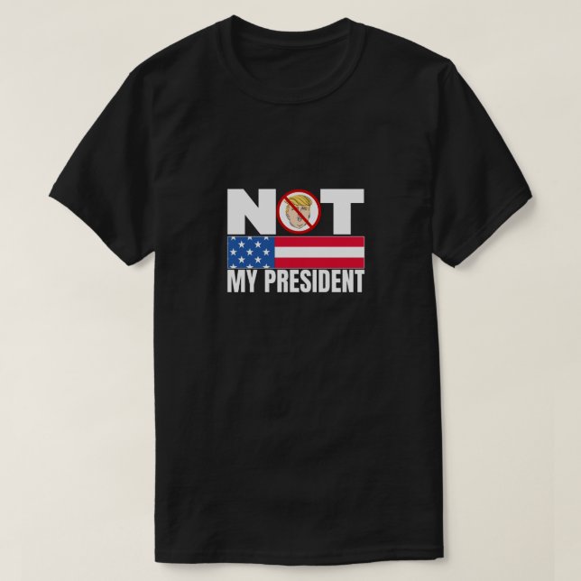 Camiseta Anti-Trump (Frente do Design)