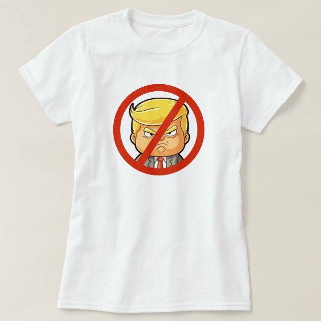 Camiseta Anti-Trump (Frente do Design)