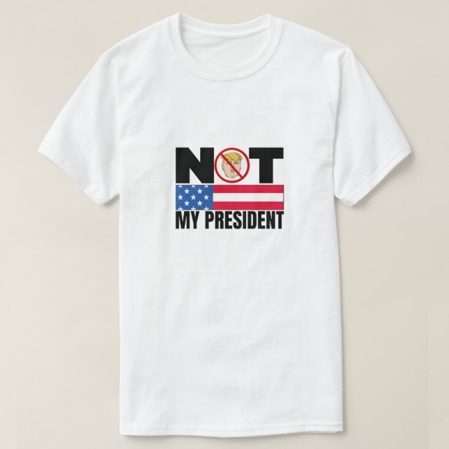 Camiseta Anti-Trump (Frente do Design)