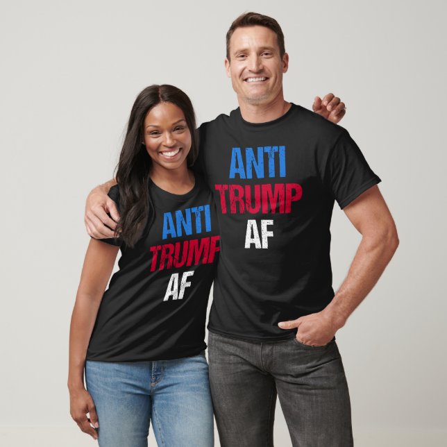 Camiseta Anti-Trump AF eu (Unissex)