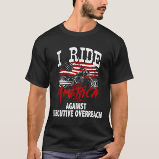 Camiseta Anti Trump Biker Resist Against Executive Overreac