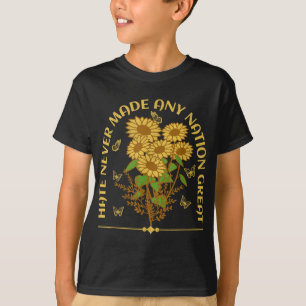 Camiseta Anti-Trump Democrata Floral Presidente Liberal Sun
