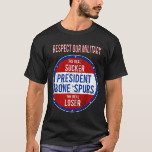 Camiseta Anti-Trump Fosse Perdido Nós Respeitamos O Nosso M