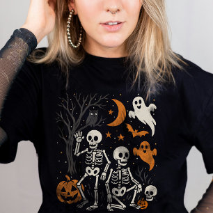 Camiseta Anti-Trump Halloween Skeleton FDT Trump Halloween