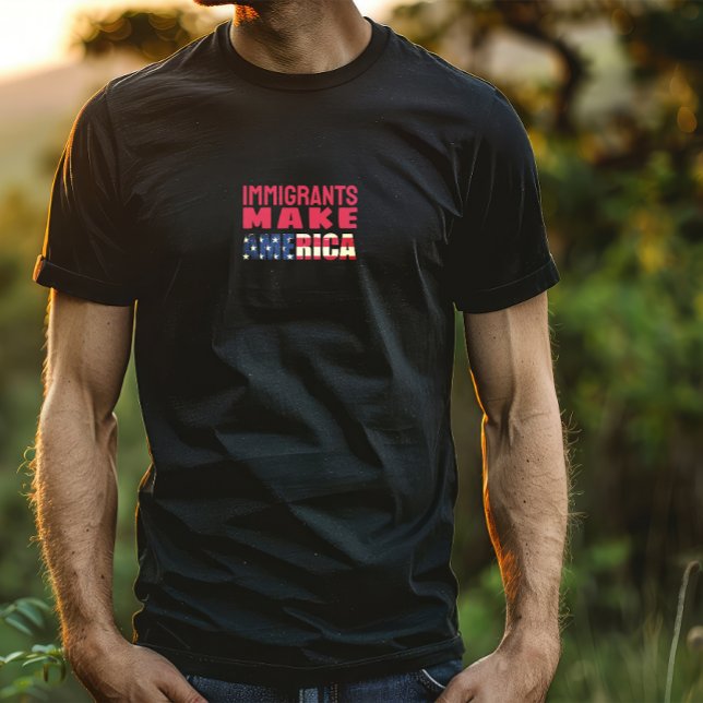 Camiseta Anti-Trump merch protest T-Shirt (This T-shirt boldly opposes Donald Trump's immigration policies.)