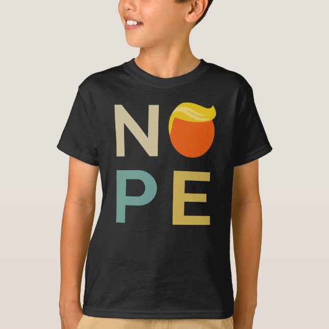 Camiseta Anti-Trump - Nope Edition III (Frente)