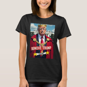 Camiseta Anti-Trump Político Não É Um Rei