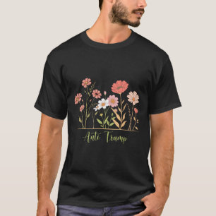 Camiseta Anti-trump Resist Floral Botânico Liberal Ativismo