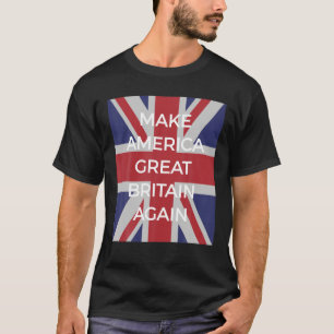 Camiseta Anti Trump Torna a América Excelente Grã-Bretanha