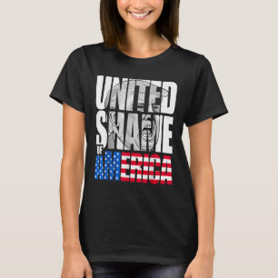 Camiseta Anti Trump United Shame America Flag