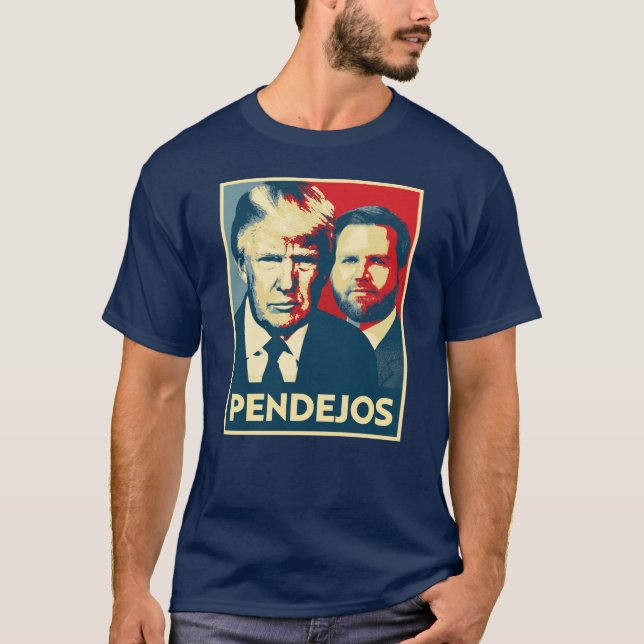 Camiseta Anti Trump Vance - Pendejos (Frente)