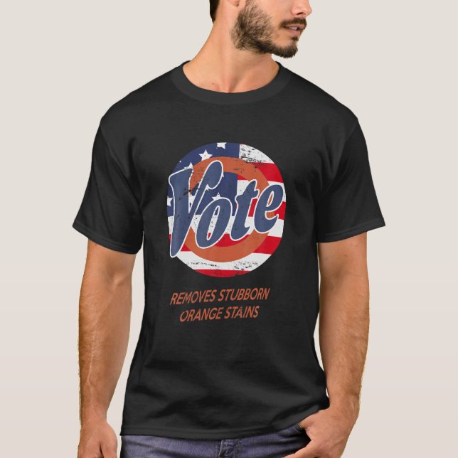 Camiseta Anti-Trump Vote Detergent Funny Vintage (Frente)