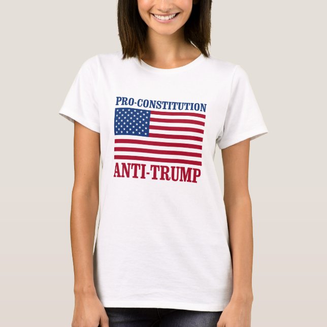 Camiseta Anti-Trunfo da Pro-Constituição - Anti-Trunfo - (Frente)