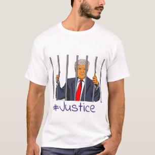 Camiseta Anti trunfo, Donald na cadeia atrás de justiça d