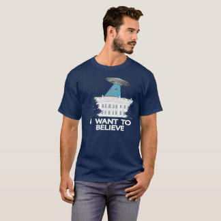 Camiseta Anti-trunfo : EU QUERO ACREDITAR NO AMOR DE OVNI