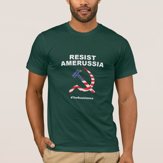 Camiseta Anti trunfo o tshirt da resistência (Frente)