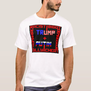 Camiseta Anti trunfo+Putin