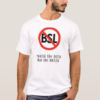 Camiseta Anti Tshirt de BSL: Puna a ação, não a raça