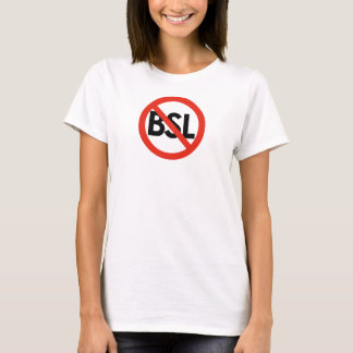 Camiseta Anti Tshirt de BSL: Puna a ação, não a raça