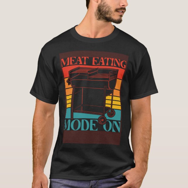 Camiseta Anti Vegan Meat   Saying  2 (Frente)