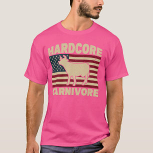 Camiseta Anti-Vegetariano para Dieta Carnívora Intensa Anti